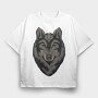 Wolfs Gaze, Tricou Oversize Barbati (Unisex)