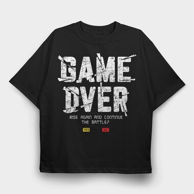 Yes Or No, Tricou Oversize Barbati (Unisex)