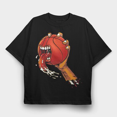 Zombie Ball, Tricou Oversize Barbati (Unisex)