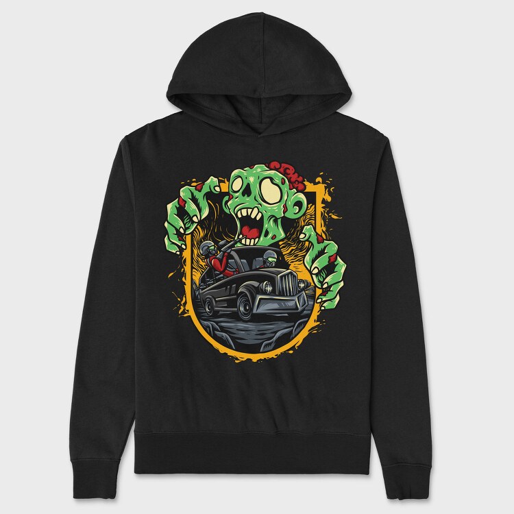 Zombie Road Trip, Hanorac Oversize Barbati (Unisex)