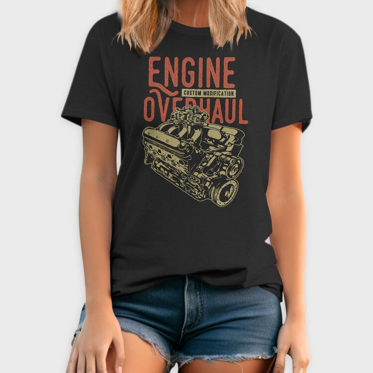 Engine Overhaul Custom, Tricou Barbati (Unisex)