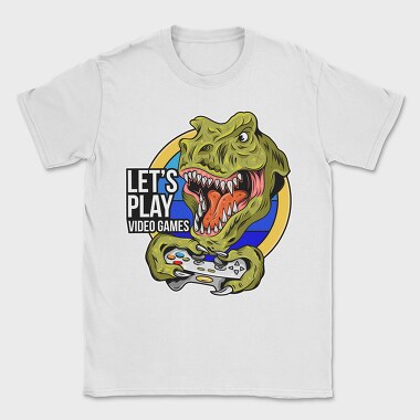 Lets Play Dinosaur, Tricou Barbati (Unisex)