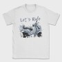 Lets Ride Scooter, Tricou Barbati (Unisex)