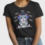 Cat Gamer Headphones, Tricou Femei