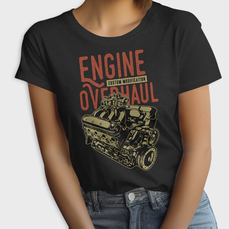 Engine Overhaul Custom, Tricou Femei
