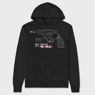 Lips And Revolver, Hanorac Oversize Barbati (Unisex)