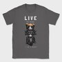 Live To Rebel, Tricou Barbati (Unisex)