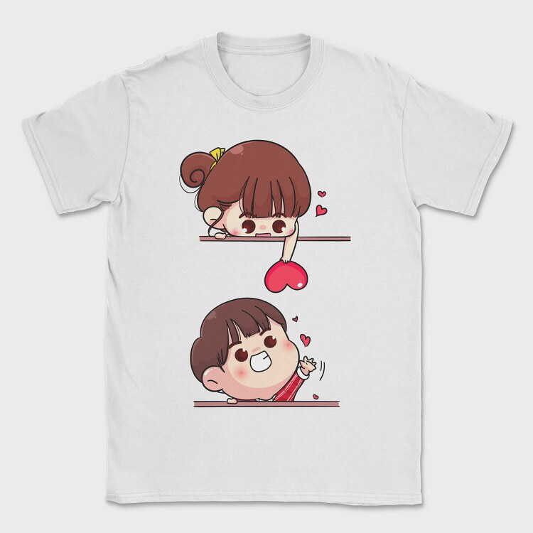 Love Girl Heart, Tricou Barbati (Unisex)