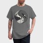 Space Yin & Yang, Tricou Barbati (Unisex)