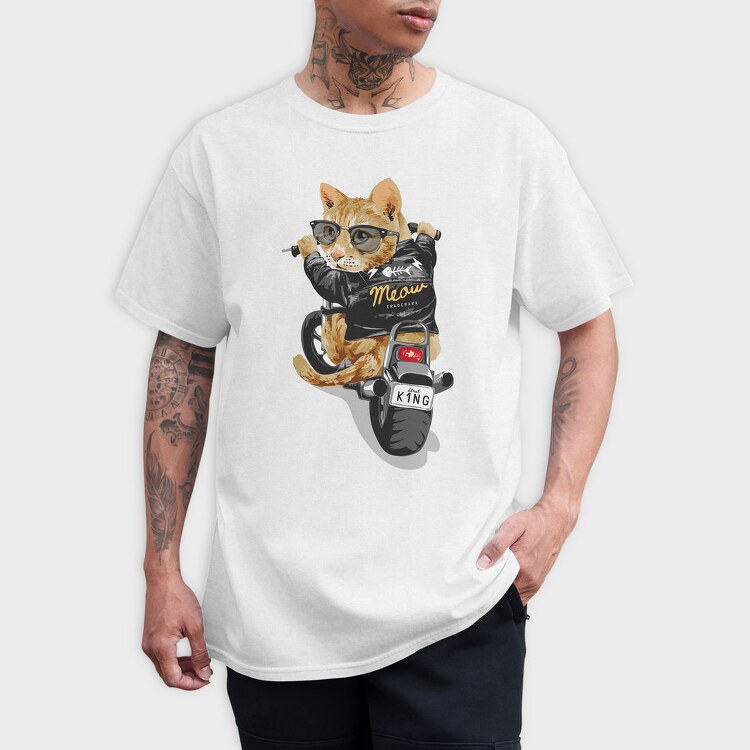 Cat King Meow, Tricou Barbati (Unisex)