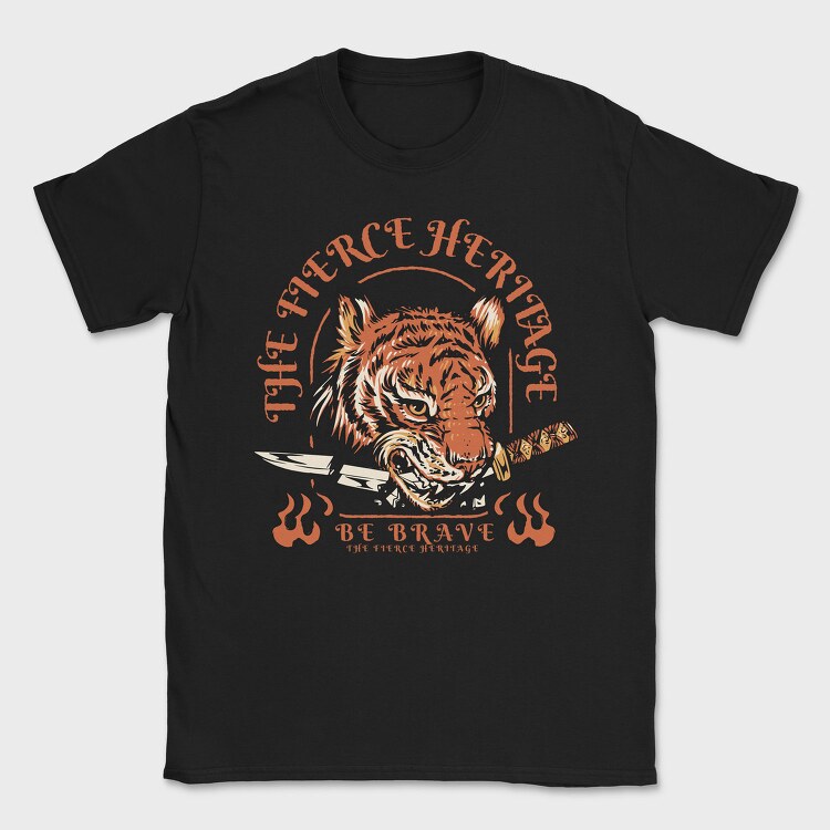 Tricou Barbati (Unisex) Imprimat digital direct in tesatura, bumbac premium 100%.