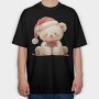 Cuddly Bear Christmas Magic, Tricou Oversize Barbati (Unisex)