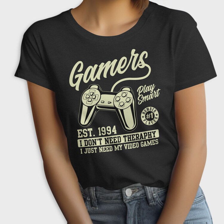 Gamers Smart Therapy, Tricou Femei