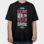Escape And Play, Tricou Oversize Barbati (Unisex)