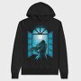 Moonlit Window, Hanorac Oversize Barbati (Unisex)