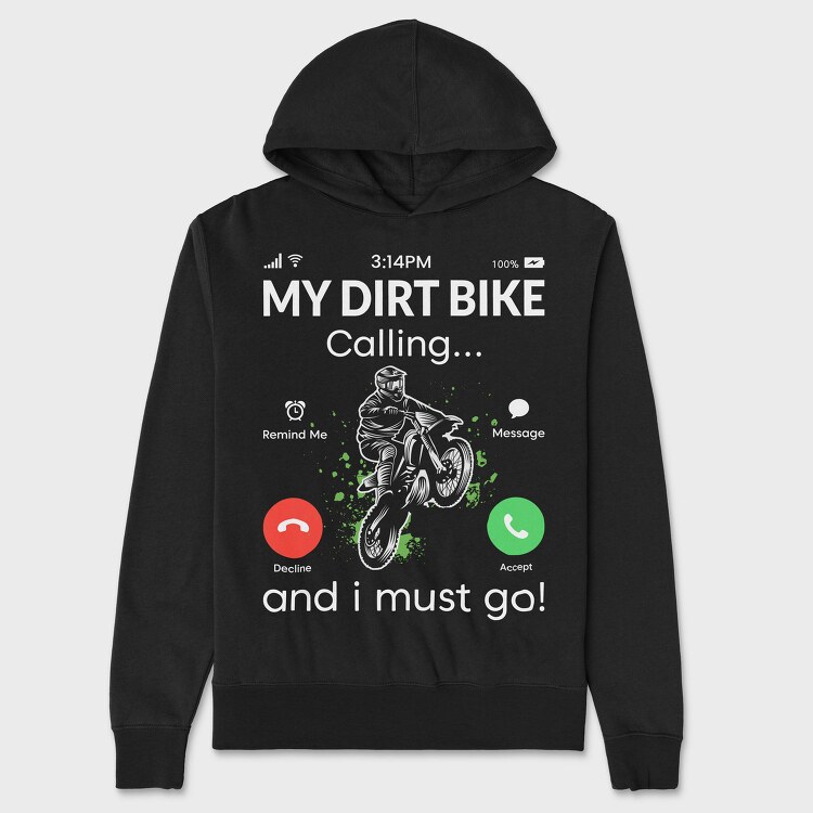Motorcycle Call, Hanorac Oversize Barbati (Unisex)