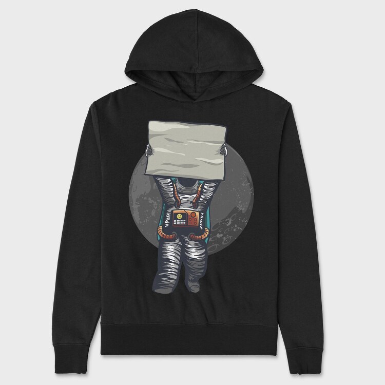 Space Explorer Sign, Hanorac Oversize Barbati (Unisex)