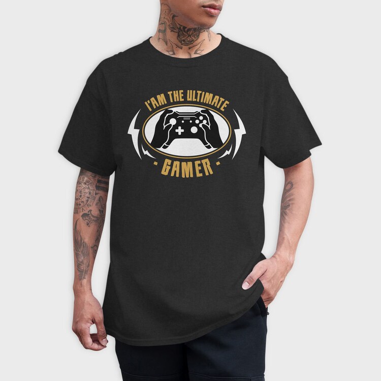 Gamers Ultimate Controller, Tricou Barbati (Unisex)