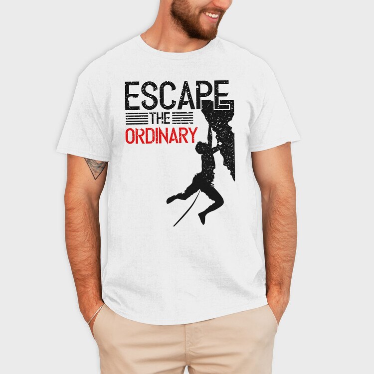 Escape The Ordinary, Tricou Barbati (Unisex)