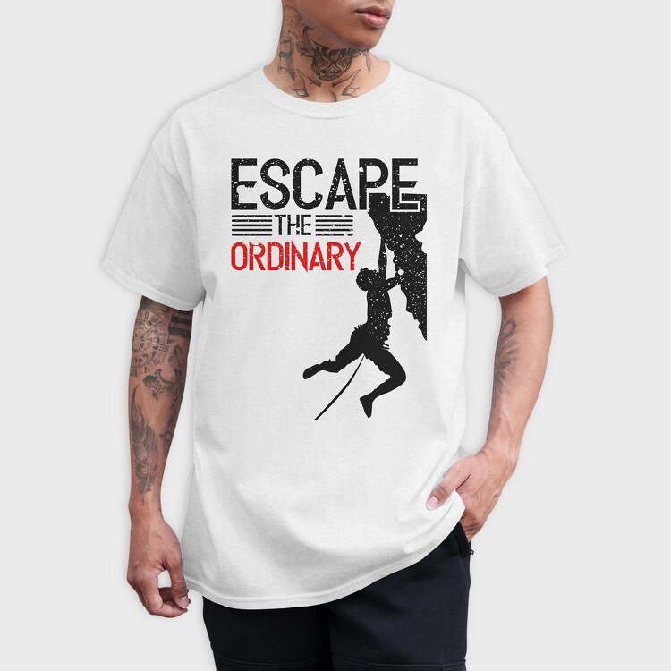 Escape The Ordinary, Tricou Barbati (Unisex)