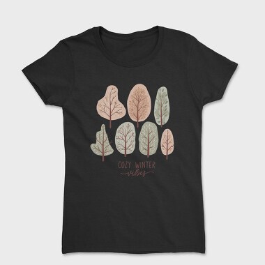 Cozy Christmas Trees, Tricou Femei