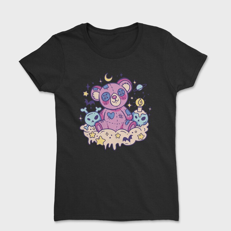Teddybear Creepy Kawaii, Tricou Femei