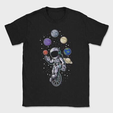 Space Juggling Astronaut, Tricou Barbati (Unisex)