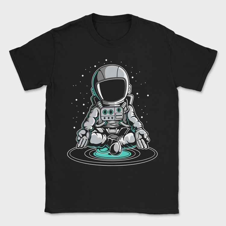 Space Meditate, Tricou Barbati (Unisex)