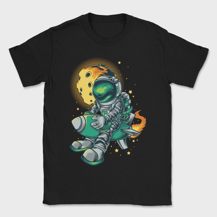 Space Rocket Buddy, Tricou Barbati (Unisex)