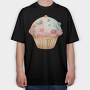 Cupcake Sprinkles, Tricou Oversize Barbati (Unisex)