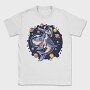 Space Shark Astronaut, Tricou Barbati (Unisex)