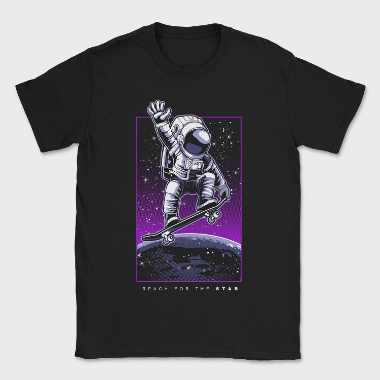 Space Skater, Tricou Barbati (Unisex)