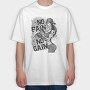 No Pain No Gain Gym Girl, Tricou Oversize Barbati (Unisex)