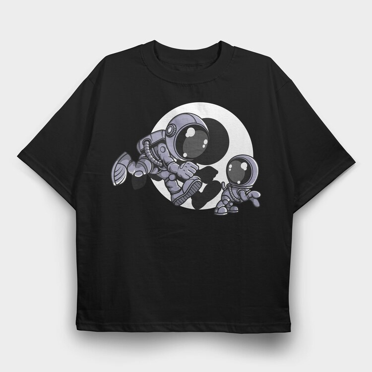 Spacewalkers, Tricou Oversize Barbati (Unisex)