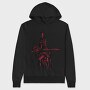 Spartan Warrior Sword, Hanorac Oversize Barbati (Unisex)