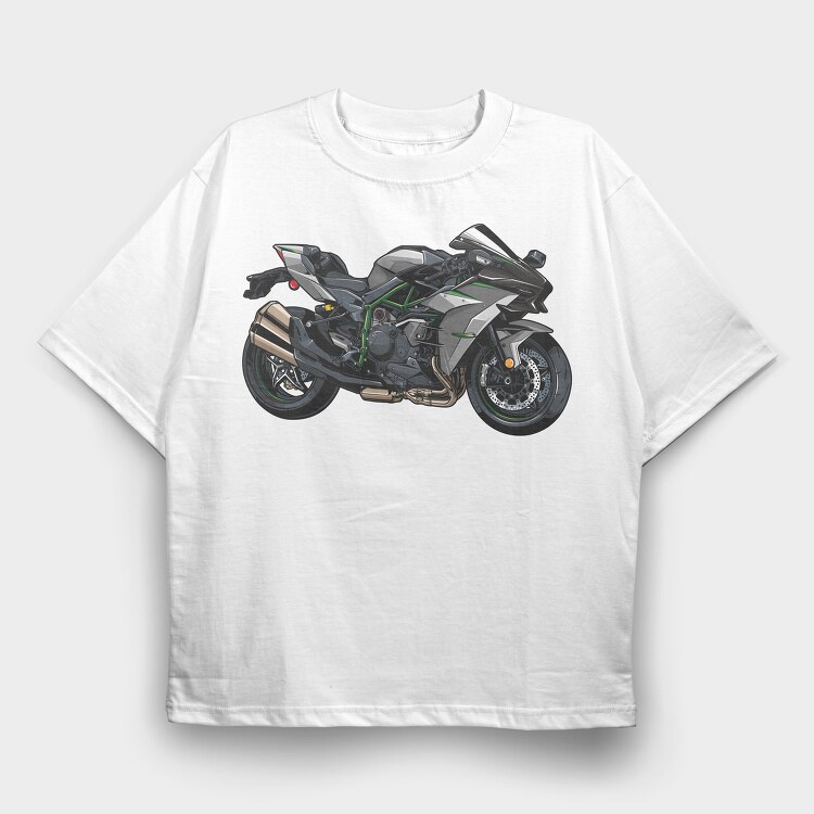 Speedy Green Ninja, Tricou Oversize Barbati (Unisex)