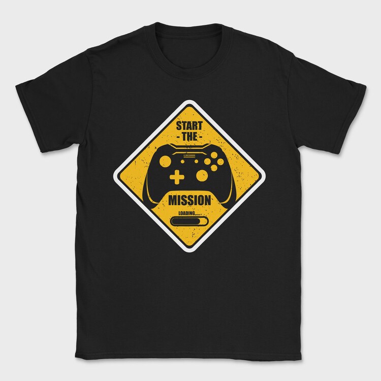 Start The Mission, Tricou Barbati (Unisex)