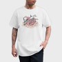 Skeleton Flamingo Floatie, Tricou Barbati (Unisex)