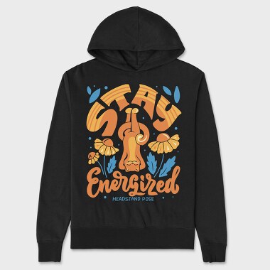 Stay Energized, Hanorac Oversize Barbati (Unisex)
