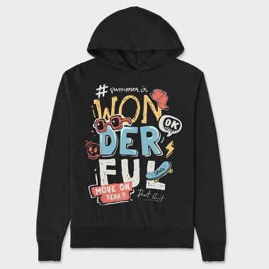 Summer Wonderland, Hanorac Oversize Barbati (Unisex)