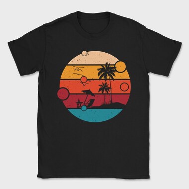 Sunset Lounge, Tricou Barbati (Unisex)