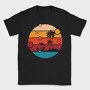 Sunset Lounge, Tricou Barbati (Unisex)