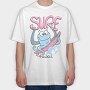 Octopus Surfing Hawaii, Tricou Oversize Barbati (Unisex)
