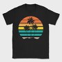 Sunset Palms Beach Vibes, Tricou Barbati (Unisex)
