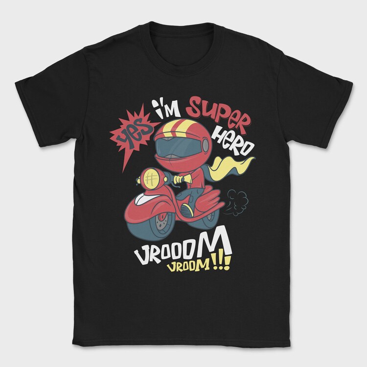 Super Vroom Racer, Tricou Barbati (Unisex)