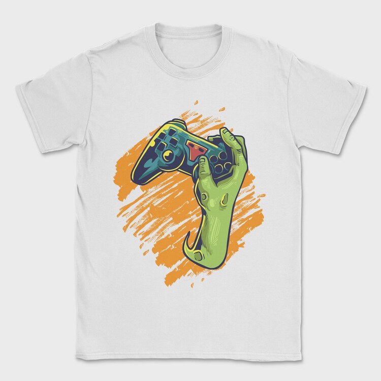 Zombie Gamer, Tricou Barbati (Unisex)