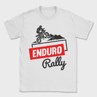Enduro Rally Rider, Tricou Barbati (Unisex)