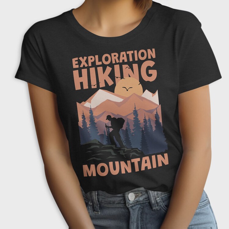 Exploration Hiking Mountain, Tricou Femei