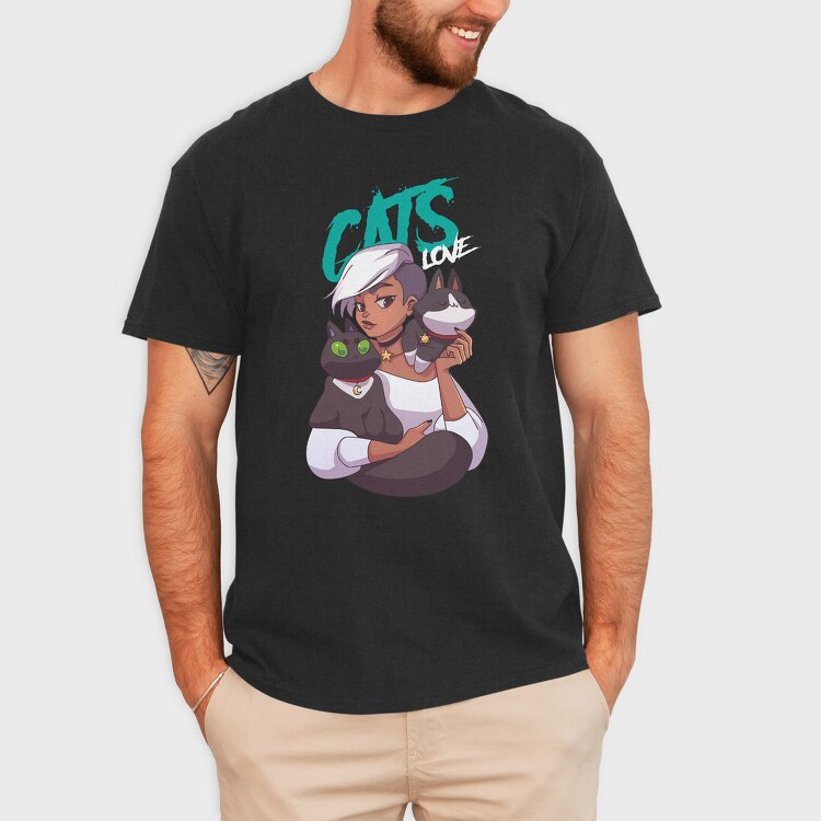 Cats Meow, Tricou Barbati (Unisex)