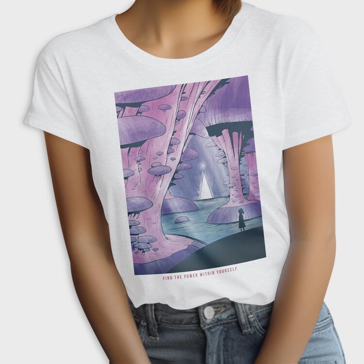 Fantasy_Landscape_05, Tricou Femei